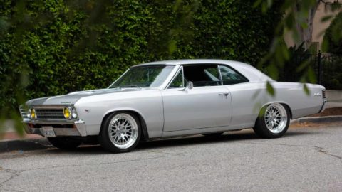 Silver Chevrolet Chevelle - CCW Classic Forged Wheels