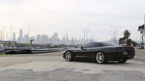 Black Corvette C5 - CCW SP505 Forged Wheels