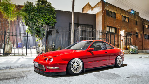 Red Acura Integra - CCW D11L Forged Wheels
