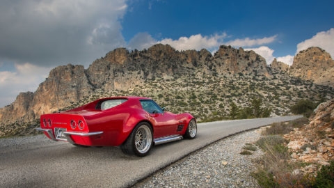 Red Corvette Corvette C2 - CCW Classic Race Wheels