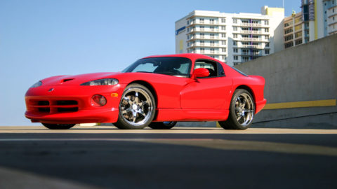 Red Dodge Viper Gen 2 - CCW SP600 Forged Wheels