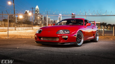 Renaissance Red Toyota Supra – CCW Classic Forged Wheels