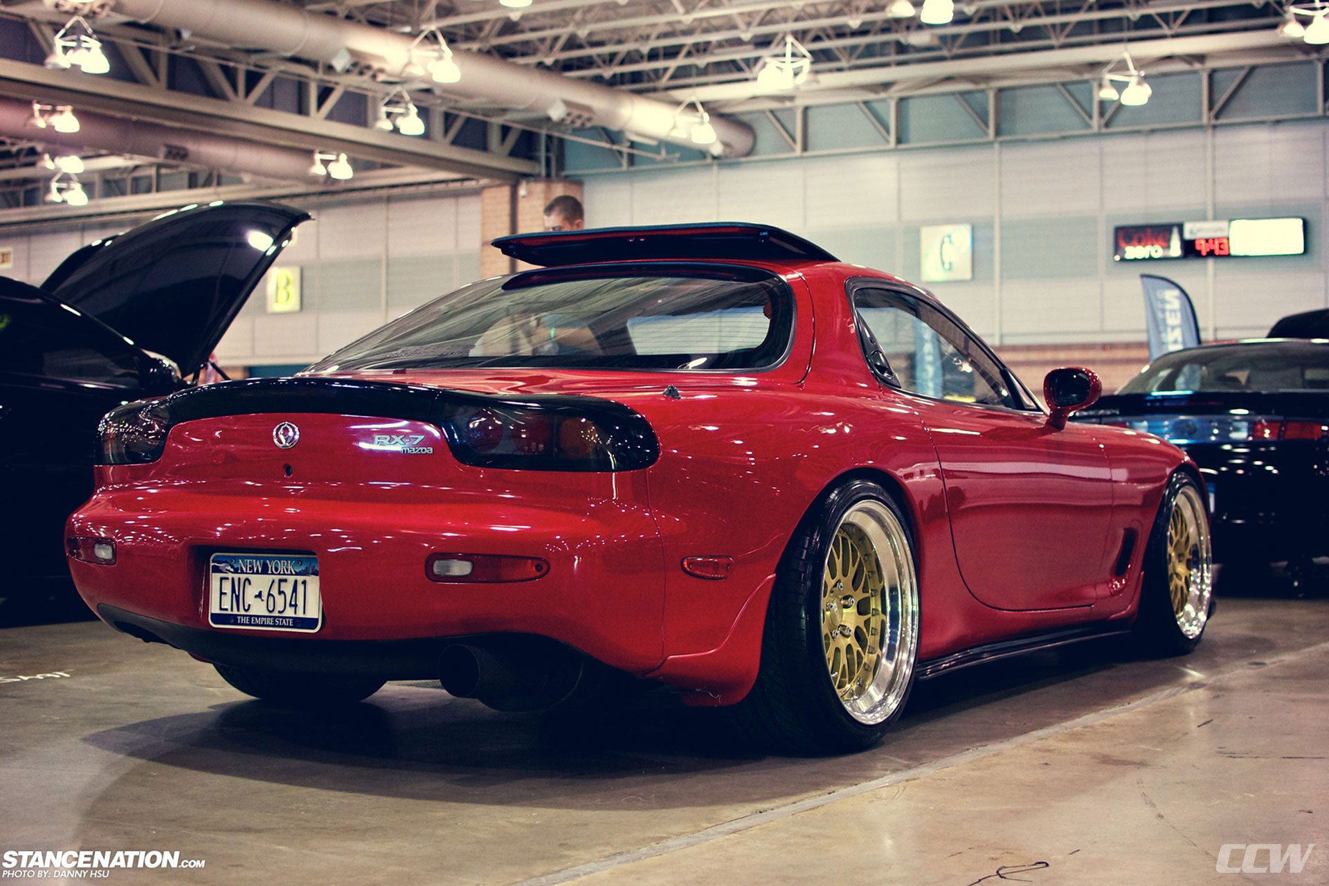 Mazda RX 7 Red CCW LM20 Wheel | Wheel Front