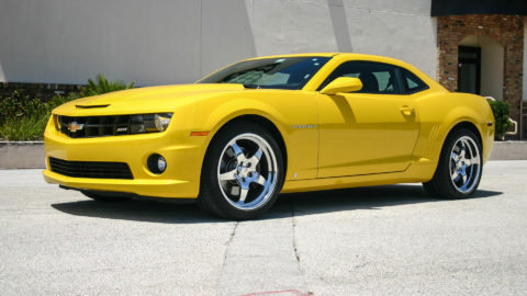 Yellow Chevy Camaro SS - CCW SP550 Forged Wheels