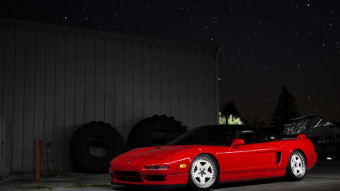 Red Acura NSX - CCW Classic 5 Forged Wheels