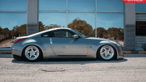 Silver Nissan 350z - CCW LM5T Forged Wheels