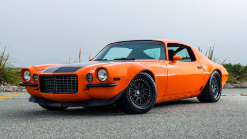 Orange Chevrolet Camaro - CCW Race Classic Forged Wheels