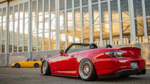 Red Honda S2000 - CCW D240 Forged Wheels