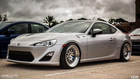 Silver Scion FRS - CCW Classic Wheels