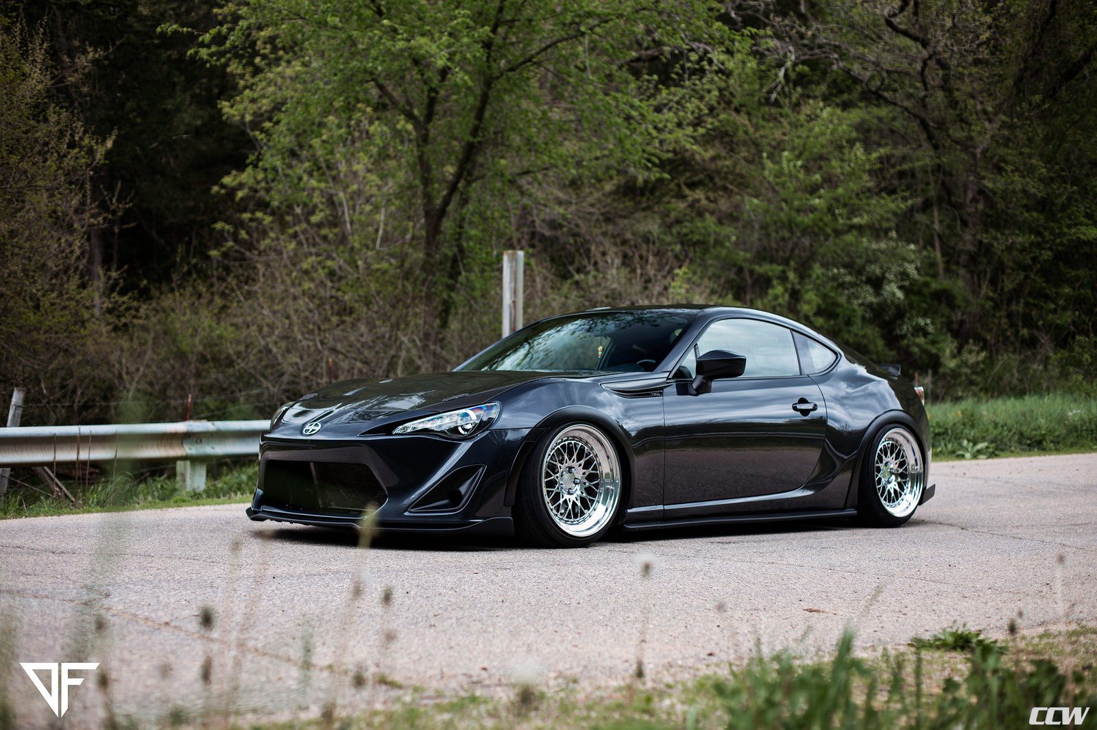 Black Scion FRS - CCW D240 Forged Wheels