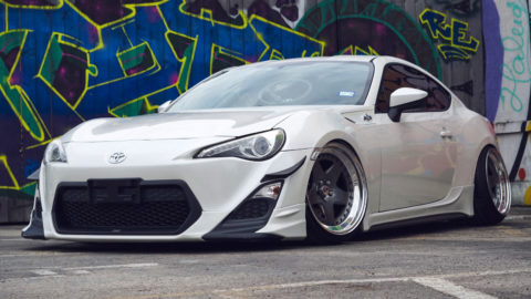 White Toyota GT86 - CCW Classic 5 Three-Piece Forged Wheels